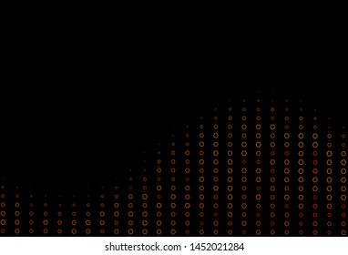Dark Orange vector pattern with colorful hexagons. Simple background with colorful hexagons. Pattern can for your ad, booklets.