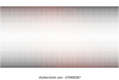 Dark Orange vector pattern of geometric circle shapes. Colorful mosaic banner. Geometric background with colored disks.