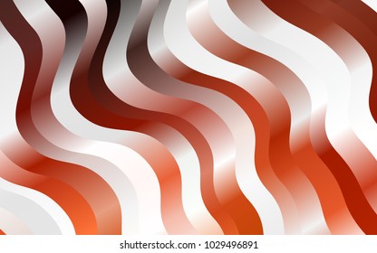 Dark Orange vector pattern with lamp shapes. Creative illustration in halftone marble style with gradient. The elegant pattern for brand book.