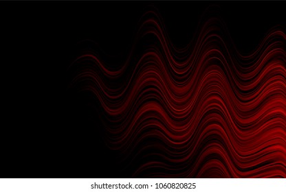 Dark Orange vector pattern with lamp shapes. Blurred geometric sample with gradient bubbles.  The elegant pattern for brand book.