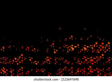 Dark Orange vector pattern with lamp shapes. Geometric illustration in marble style with gradient.  Textured wave pattern for backgrounds.