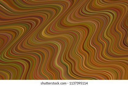 Dark Orange vector pattern with lava shapes. An elegant bright illustration with gradient. Marble design for your web site.