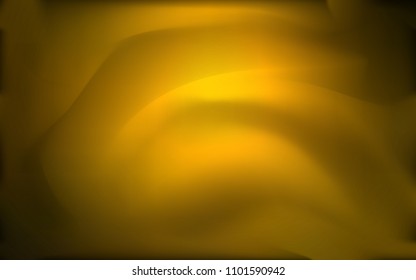 Dark Orange vector pattern with lines, ovals. Geometric illustration in marble style with gradient.  Marble style for your business design.