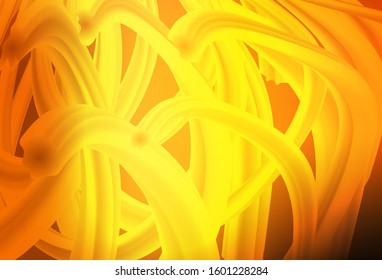 Dark Orange vector pattern with lines. A sample with colorful lines, shapes. Abstract design for your web site.