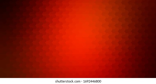 Dark Orange vector pattern with lines. Colorful gradient illustration with abstract flat lines. Pattern for ads, commercials.