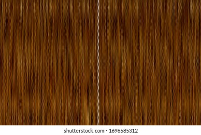 Dark Orange vector pattern with lines, ovals. Glitter abstract illustration with wry lines. A completely new memphis design for your business.