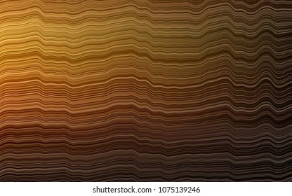 Dark Orange vector pattern with liquid shapes. Colorful abstract illustration with gradient lines. Marble style for your business design.