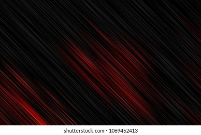 Dark Orange vector pattern with narrow lines. Lines on blurred abstract background with gradient. The pattern can be used as ads, poster, banner for commercial.