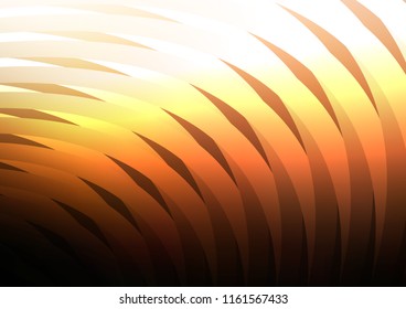 Dark Orange vector pattern with narrow lines. Glitter abstract illustration with colored sticks. The pattern can be used as ads, poster, banner for commercial.