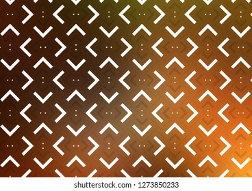 Dark Orange vector pattern with narrow lines. Blurred decorative design in simple style with lines. The pattern can be used for busines ad, booklets, leaflets
