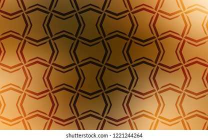 Dark Orange vector pattern with sharp lines. Modern geometrical abstract illustration with Lines. Best design for your ad, poster, banner.