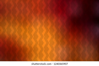 Dark Orange vector pattern with sharp lines. Shining colored illustration with sharp stripes. Pattern for your busines websites.