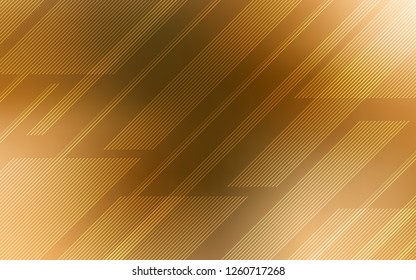 Dark Orange vector pattern with sharp lines. Glitter abstract illustration with colored sticks. Template for your beautiful backgrounds.