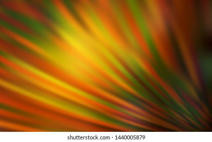 Dark Orange vector pattern with sharp lines. Colorful shining illustration with lines on abstract template. Pattern for your busines websites.
