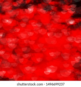 Dark Orange vector pattern with spheres. Abstract colorful disks on simple gradient background. Pattern for wallpapers, curtains.