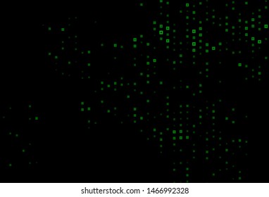 Dark Orange vector pattern in square style. Abstract gradient illustration with rectangles. Modern template for your landing page.