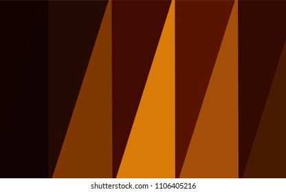 Dark Orange vector polygon abstract layout. Colorful abstract illustration with gradient. The template for cell phone's backgrounds.