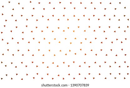 Dark Orange vector  polygon abstract backdrop. Colorful illustration in polygonal style with gradient. Brand new design for your business.