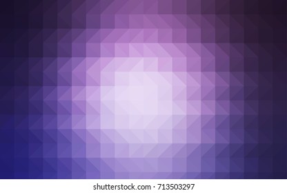 Dark Orange vector polygon abstract background. Creative illustration in halftone style with gradient. The polygonal design can be used for your web site.