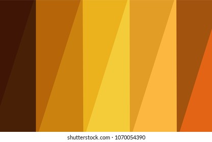 Dark Orange vector polygonal background. Colorful illustration in abstract style with gradient. A completely new design for your business.