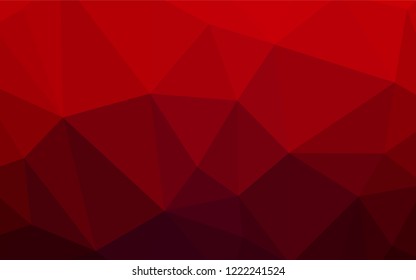 Dark Orange vector polygonal background. A completely new color illustration in a polygonal style. Textured pattern for your backgrounds.