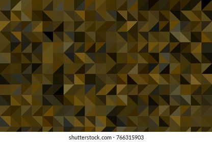 Dark Orange vector polygonal background. A vague abstract illustration with gradient. The completely new template can be used for your brand book.