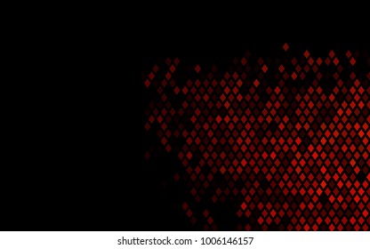 Dark Orange vector polygonal illustration consisting of rectangles. Rectangular design for your business. Creative geometric background in origami style with gradient.