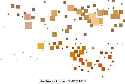 Dark Orange vector polygonal illustration, which consist of rectangles. Rectangular pattern for your business design. Geometric background in Origami style with gradient. 