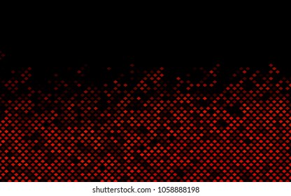 Dark Orange vector polygonal illustration consisting of rectangles. Rectangular design for your business. Creative geometric background in origami style with gradient.