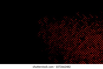 Dark Orange vector polygonal illustration consisting of rectangles. Rectangular design for your business. Creative geometric background in origami style with gradient.