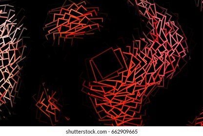 Dark Orange vector polygonal illustration, which consist of rectangles. Rectangular pattern for your business design. Geometric background in Origami style with gradient. 