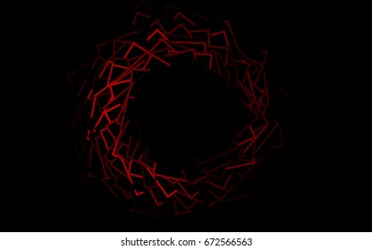 Dark Orange vector polygonal illustration consisting of rectangles. Rectangular design for your business. Creative geometric background in origami style with gradient.