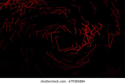 Dark Orange vector polygonal illustration, which consist of rectangles. Rectangular pattern for your business design. Geometric background in Origami style with gradient. 