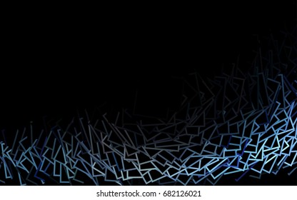 Dark Orange vector polygonal illustration, which consist of rectangles. Rectangular pattern for your business design. Geometric background in Origami style with gradient. 
