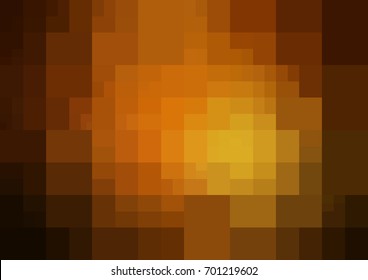 Dark Orange vector polygonal illustration, which consist of rectangles. Rectangular design for your business. Creative geometric background in Origami style with gradient