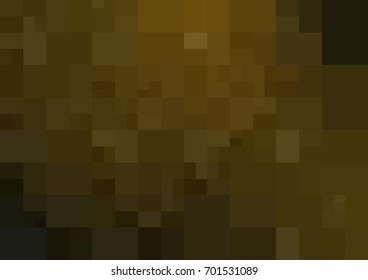 Dark Orange vector polygonal illustration, which consist of rectangles. Rectangular design for your business. Creative geometric background in Origami style with gradient