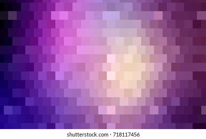 Dark Orange vector polygonal illustration, which consist of rectangles. Rectangular pattern for your business design. Geometric background in Origami style with gradient. 