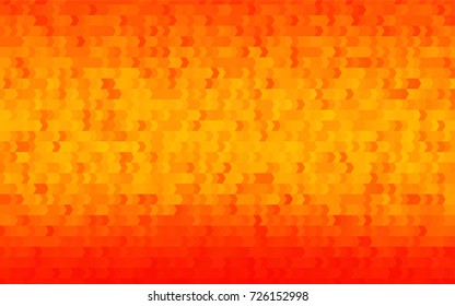 Dark Orange vector polygonal illustration, which consist of rectangles. Rectangular pattern for your business design. Geometric background in Origami style with gradient. 