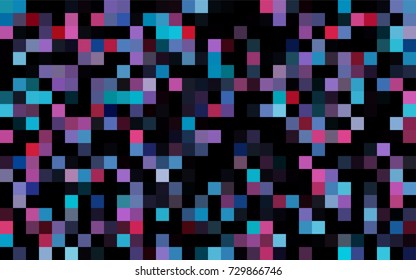 Dark Orange vector polygonal illustration consisting of rectangles. Rectangular design for your business. Creative geometric background in origami style with gradient.