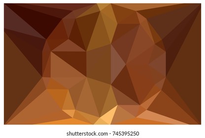 Dark Orange vector polygonal illustration, which consist of triangles with a gemstone in center. Triangular design of a huge diamond for your business. Creative geometric background of gems.