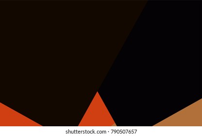 Dark Orange vector polygonal illustration, which consist of rectangles. Rectangular pattern for your business design. Geometric background in Origami style with gradient. 