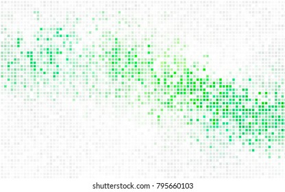 Dark Orange vector polygonal illustration consisting of rectangles. Rectangular design for your business. Creative geometric background in origami style with gradient.