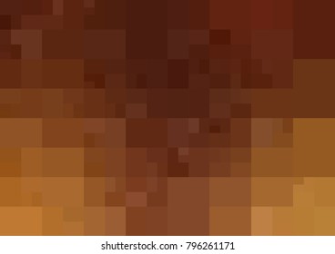 Dark Orange vector polygonal illustration, which consist of rectangles. Rectangular pattern for your business design. Geometric background in Origami style with gradient. 