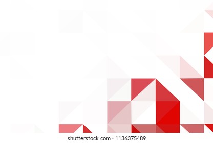 Dark Orange vector polygonal pattern. A completely new color illustration in a polygonal style. Brand new design for your business.