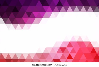 Dark Orange vector polygonal pattern. Creative geometric illustration in Origami style with gradient. Triangular pattern for your business design.