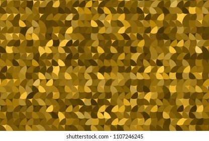 Dark Orange vector red banner with set of circles, dots. Donuts Background. Creative Design Template. Technological halftone illustration.