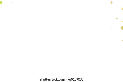 Dark Orange vector red banner with set of circles, dots. Donuts Background. Creative Design Template. Technological halftone illustration.