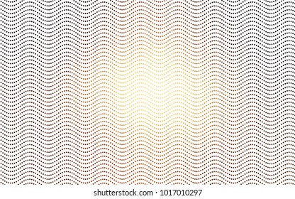 Dark Orange vector red pattern of geometric circles, shapes. Colorful mosaic banner. Geometric background with colored disks.