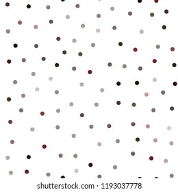 Dark Orange vector seamless background with bubbles. Abstract illustration with colored bubbles in nature style. The pattern can be used for beautiful websites.
