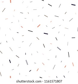 Dark Orange vector seamless cover with long lines. Blurred decorative design in simple style with lines. The pattern can be used for websites.